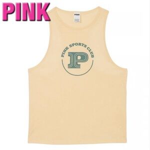VS Pink Campus Tank NWT XL